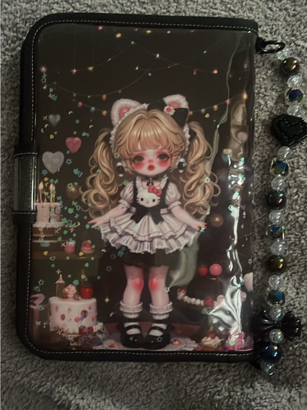 HANDMADE SKULLPANDA BINDER 😍 - Picture 2 of 5